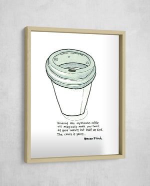 The Vanity Coffee, Gallery Border style, large format