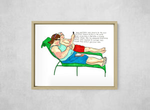 The Fortuitous Treasure Hunters, Full Print style, large format