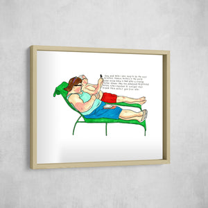 The Fortuitous Treasure Hunters, Gallery Border style, large format