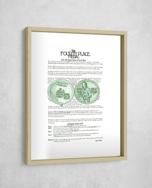 The Fourth Place Medal, Gallery Border style, large format