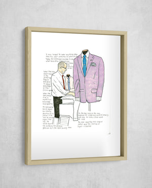 The Jacket of Regret, Gallery Border style, large format