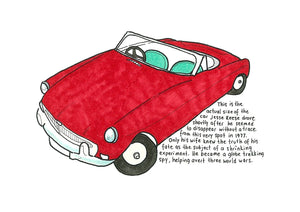 Jesse Reese and the Shrinking Experiment artwork on its own, unframed