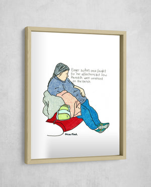 Meredith, The Forgotten Lady, Gallery Border style, large format