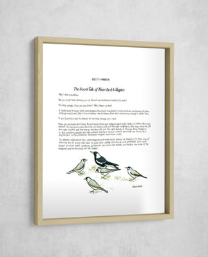 The Secret Tale of Miner Birds & Magpies, Gallery Border style, large format