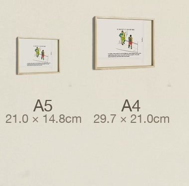 The Inactivity of Sean and Derrek, both sizes, true relative scale