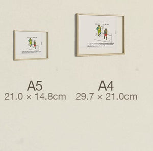 The Inactivity of Sean and Derrek, both sizes, true relative scale