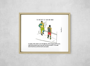 The Inactivity of Sean and Derrek, Full Print style, large format