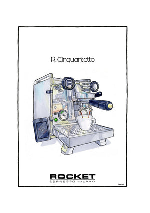 R Cinquantotto artwork on its own, unframed