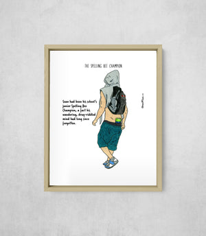 The Spelling Bee Champion, Full Print style, large format