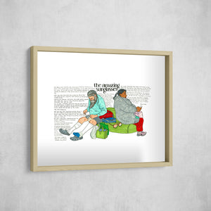 The Amazing Sunglasses, Gallery Border style, large format