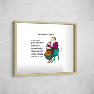 The Athletics Queen, Gallery Border style, large format