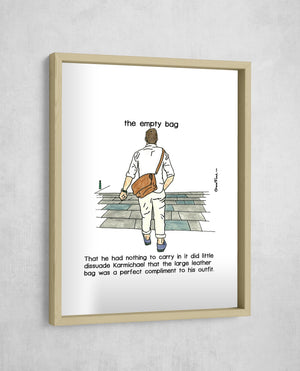The Empty Bag, Gallery Border style, large format