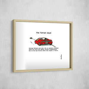 The Ferrari Insult, Gallery Border style, large format