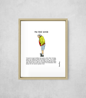 The Kind Words, Full Print style, large format