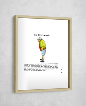 The Kind Words, Gallery Border style, large format