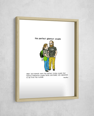 The Perfect Glamour Couple, Gallery Border style, large format