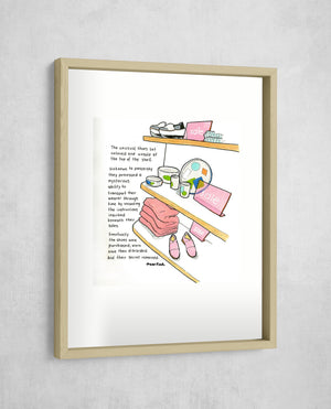 The Unusual Shoes, Gallery Border style, large format