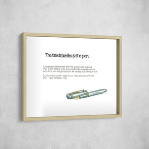 The Time Traveller & The Conway Stewart Pen, Gallery Border style, large format