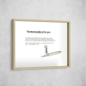 The Time Traveller & The Waldmann Commander Pen, Gallery Border style, large format