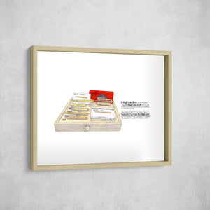 The Time Traveller's Flying Machine, Gallery Border style, large format