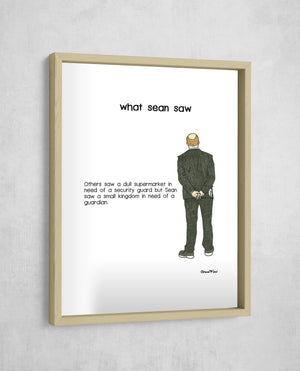 What Sean Saw, Gallery Border style, large format