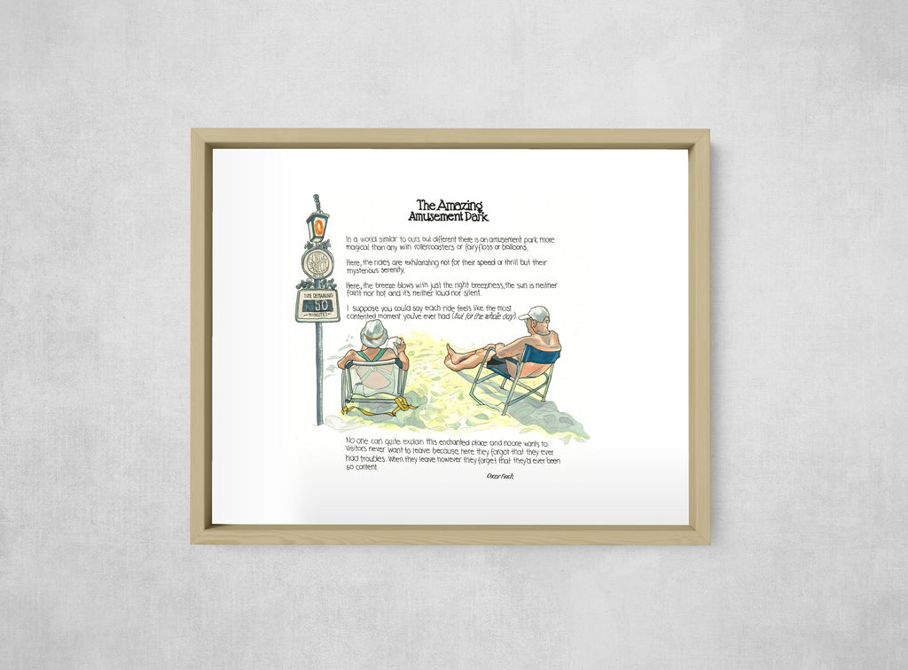 The Amazing Amusement Park, Full Print style, large format