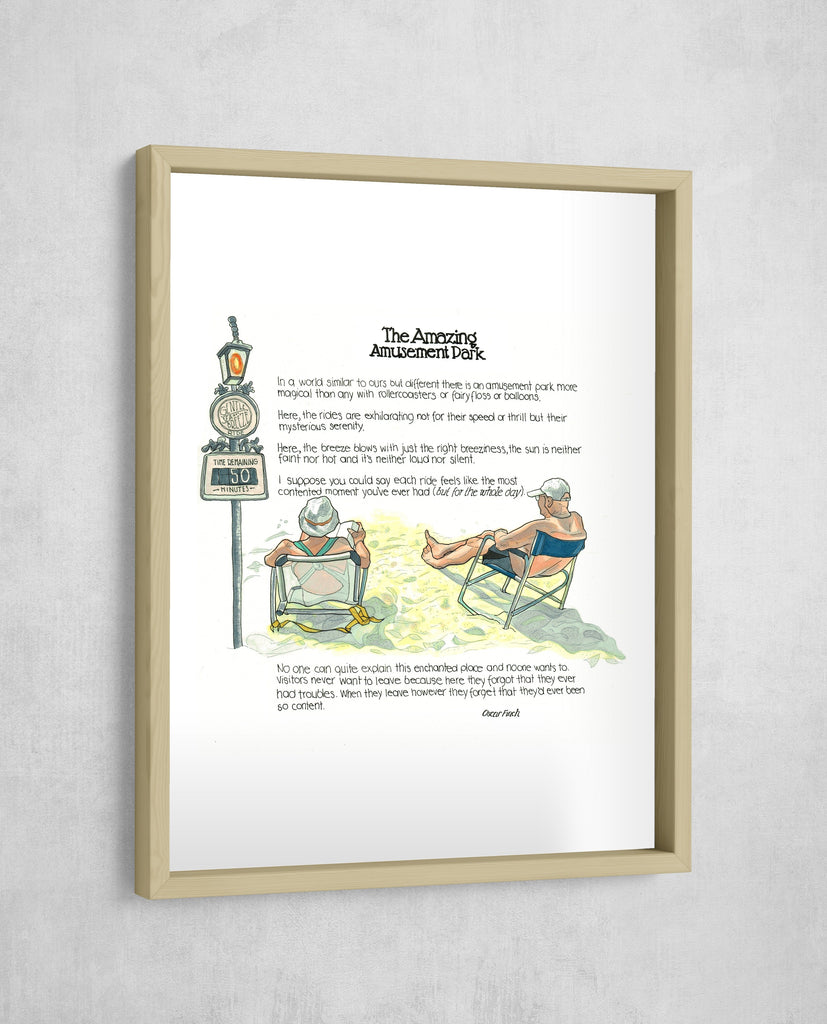 The Amazing Amusement Park, Gallery Border style, large format