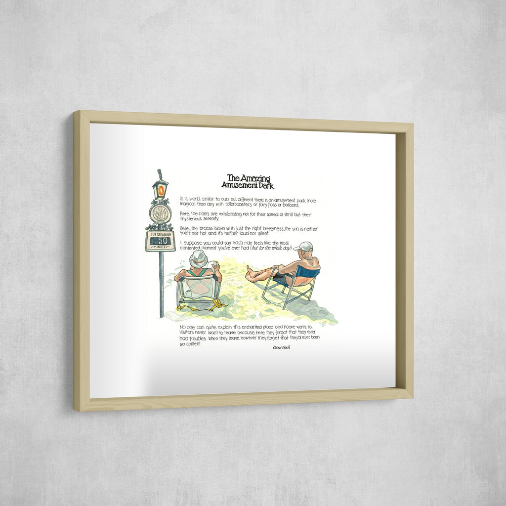The Amazing Amusement Park, Gallery Border style, large format