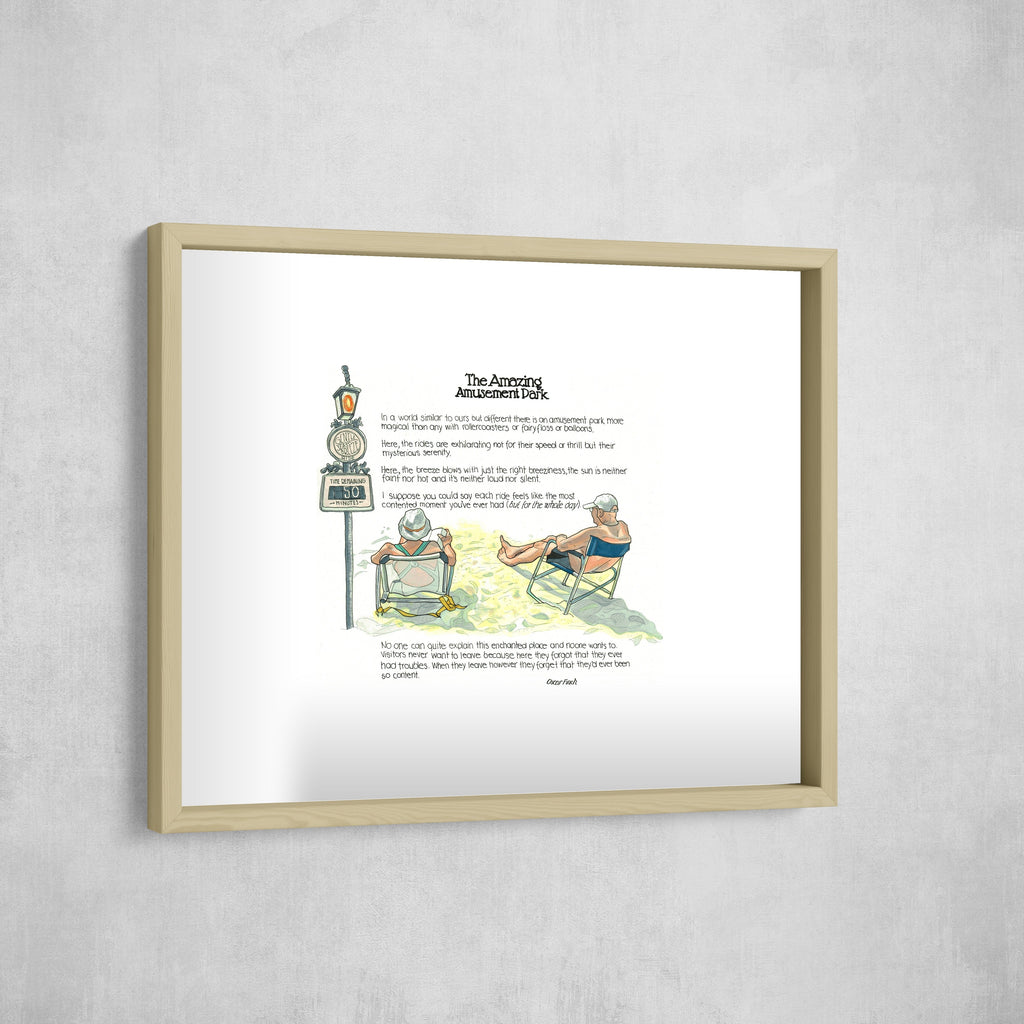 The Amazing Amusement Park, Gallery Border style, large format