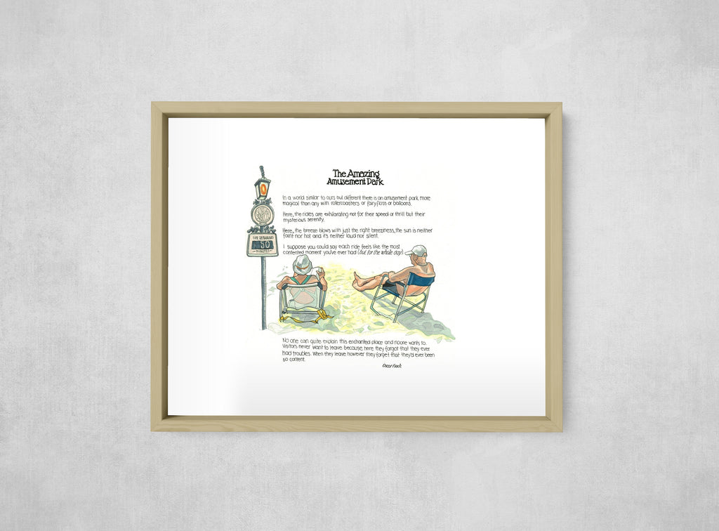 The Amazing Amusement Park, Wide Border style, large format