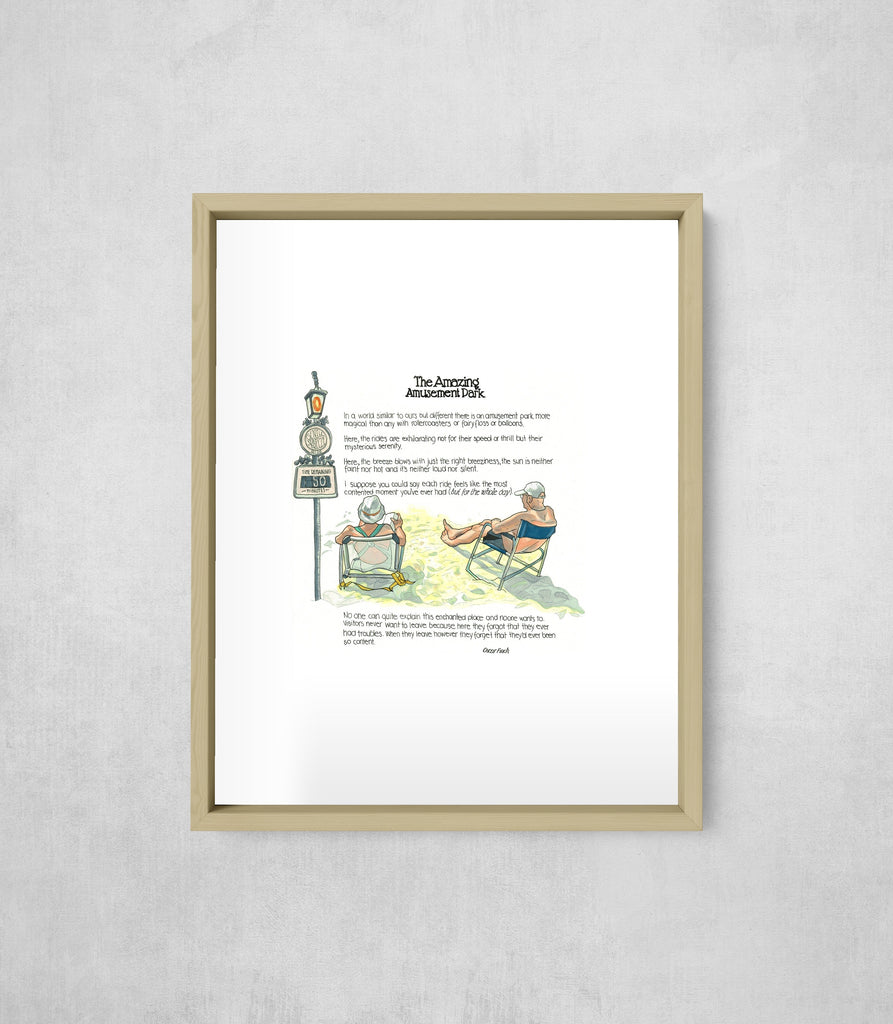 The Amazing Amusement Park, Wide Border style, large format