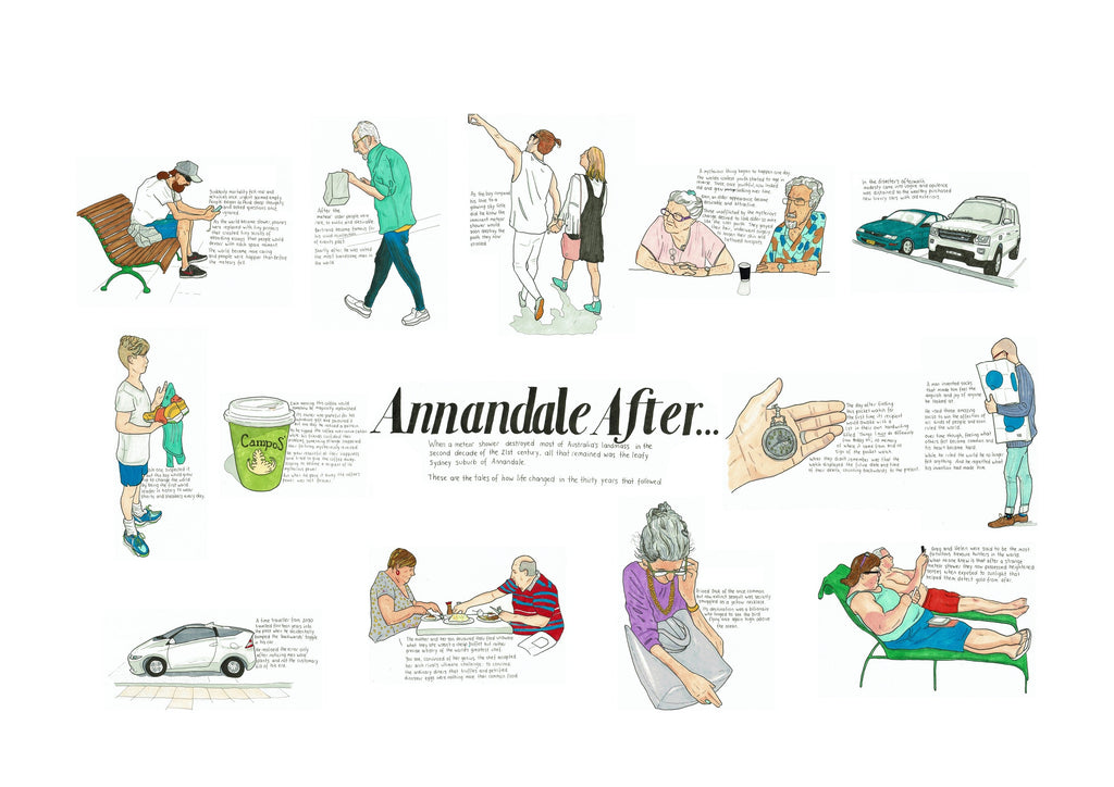 Annandale After... artwork on its own, unframed