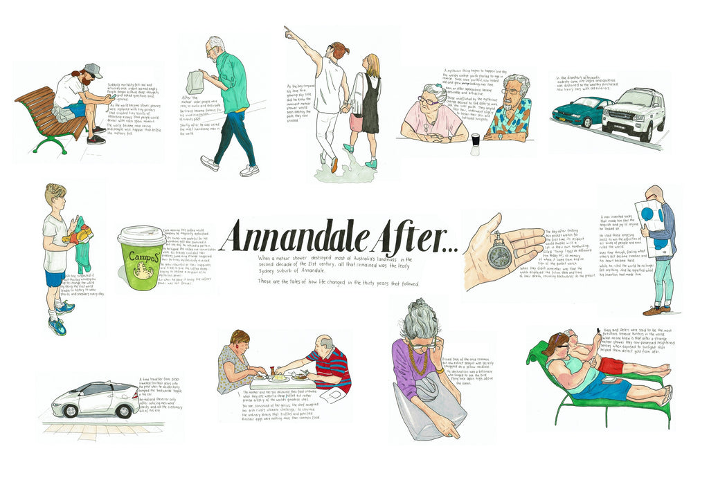 Annandale After... artwork on its own, unframed