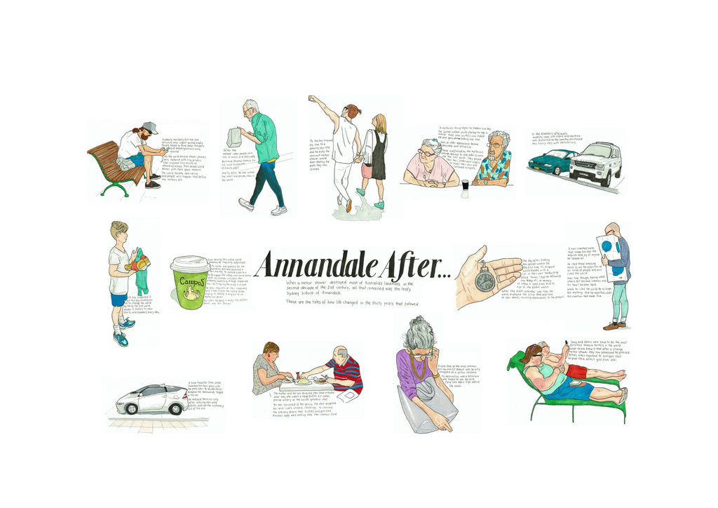 Annandale After... artwork on its own, unframed