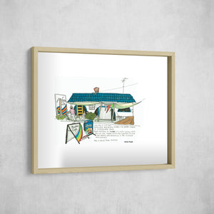 Arches Cafe, Gallery Border style, large format