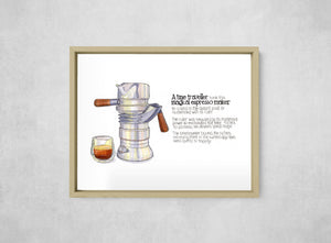 The Magical Espresso Maker, Full Print style, large format