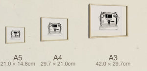 Bicocca, all three sizes, true relative scale