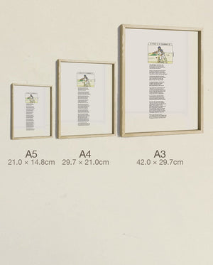 The Mystery of the Extraordinary Boy, all three sizes, true relative scale