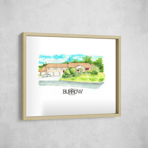 The Burrow House, Gallery Border style, large format