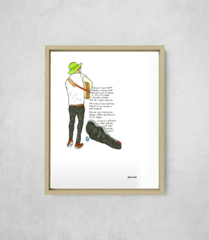 The Busker's Dollar, Full Print style, large format