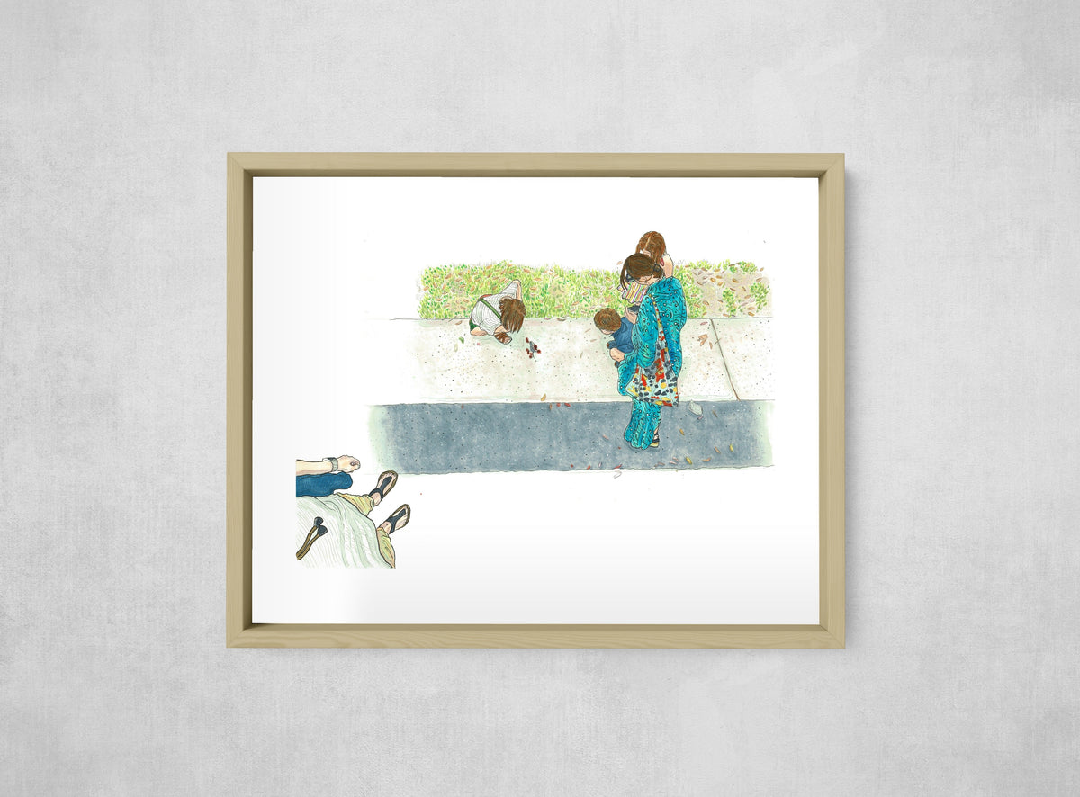 The Bystander Effect, framed, front on