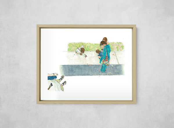 The Bystander Effect, framed, front on