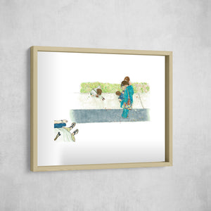 The Bystander Effect, Gallery Border style, large format