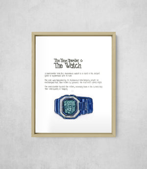Casio Watch, Full Print style, large format