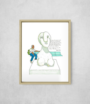 The Envy of the Rich Man, Full Print style, large format
