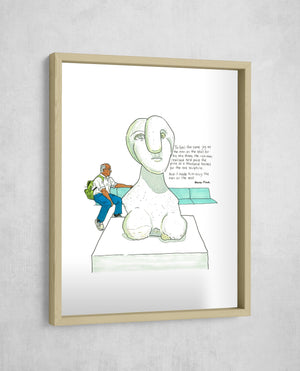 The Envy of the Rich Man, Gallery Border style, large format