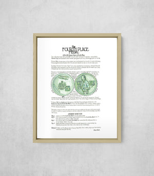 The Fourth Place Medal, Full Print style, large format