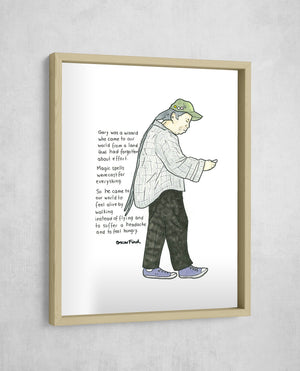 Gary and the Forgotten Effort, Gallery Border style, large format