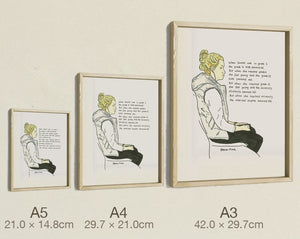 Gretel and Time, all three sizes, true relative scale