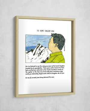 The Hermit Kingdom King, Gallery Border style, large format